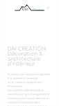 Mobile Screenshot of dai-creation-decorateur.fr